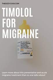 Timolol Drops For Migraine Migraine Prevention Migraine Migraine Treatment