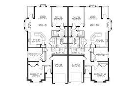 Multifamily, duplex & triplex house plans & designs for builders. Single Story 3 Bedroom Duplex Floor Plans Novocom Top