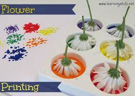 Do crafts they already love. Flower Printing Spring Activities Crafts For 2 Year Olds Spring Preschool