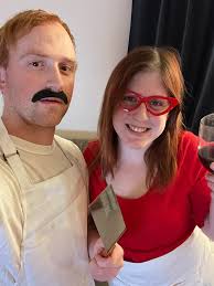 Bobs hair turned red! Happy Halloween from the belchers!