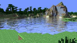 1366x768 minecraft landscape blurred wallpaper background image. Minecraft Backgrounds Picture Group 88