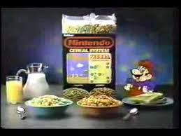 Nintendo Cereal Commercial Cereal Commercial Nintendo Retro Gaming