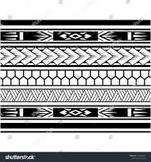 Ambesonne tiki bar fabric by the yard, sixties retro inspired hawaiian party happy tiki pattern colorful, decorative fabric for upholstery and home accents, 1 yard, white brown. Polynesian Tattoo Line Pattern Tribal Pattern Tattoo Aboriginal Samoan Band Maori Polynesian Tattoo Designs Polynesian Tribal Tattoos Armband Tattoo Design