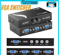 2-Way VGA Switch / Splitter - Share Or Switch Between 2 Computers & 1  Monitor