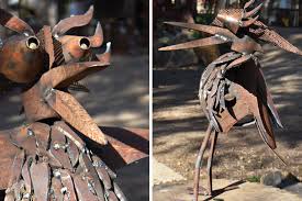 Tread Sculptures Pecky Becky Reclaimed Metal Sculptures And Garden Art Melbourne Australia Sculptures Metal Sculpture Garden Art If you do not see what you want give us a call and we will happily give you a free quote. pinterest