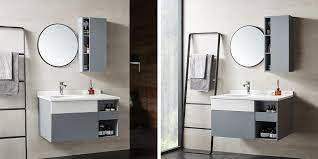 A modern bathroom complements most interior styles, which means you can always update without risking your bathroom dating. Modern Melamine Bathroom Mirror Cabinet Pcwy19001