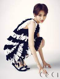 go jun hee is high fashion chic for ceci ヘアスタイル レディース コジュニ 女性の短い髪