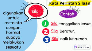 Paparan grafik ringkas tentang kata perintah tahun 2. Kata Perintah Tahun 1 Youtube