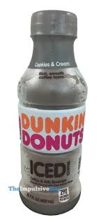 Dunkin donuts coffee caffeine content updated 11 dunkin donuts drinks ranked by caffeine content dunkin donuts iced coffee beverage original bottle 13 7 fl oz vons. Quick Review Dunkin Donuts Cookies Cream Bottled Iced Coffee The Impulsive Buy