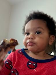 I got really emotional this morning when I realized just how fast my last  baby is growing!! I feel like I just had him!!!!!! Where is time going! My  bashy boo!!!