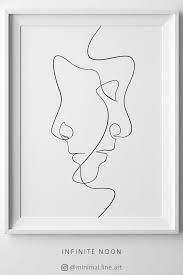 However, it became a lot more popular than i expected and requests were made to add movie and ibook artwork. Minimal Face Line Art Print Minimalist Printable Wall Art Etsy In 2021 Minimalist Artwork Line Artwork Face Line Drawing