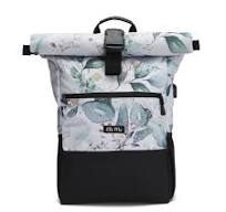Ela Mo™ Rolltop Rucksack | Waterleaf Gold