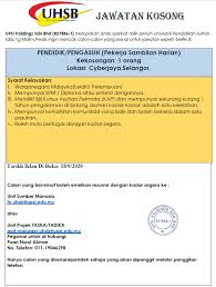 Masukkan email anda untuk mendapatkan informasi terkini dan hebahan jawatan kosong di blog ini Jawatan Kosong Upsi Holdings Sdn Bhd Facebook