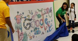 He explains the powerful message of hope hidden in his drawing. Schaumburg Third Grader Illinois Winner Of Google Doodle Contest