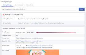 Facebook uses opengraph protocol to decide which information will be shown when a link from your website is shared on. How To Use The Facebook Debugger To Fix Facebook Link Preview