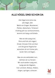 Frühlingslieder erwachsene mit note : Alle Vogel Sind Schon Da Mit Liedtext Pdf Moupmoup Kinderlieder Kinder Lied Kinderlieder Liedtext