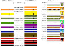 Karate Belt Color Chart Bedowntowndaytona Com