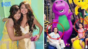 Demi lovato falls and embarrassing moments on stage! Watch Selena Gomez Demi Lovato Were On Barney Together As Kids We Legit Can T Capital
