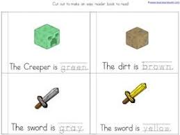 Minecraft Kindergarten Printables Kindergarten Printables Minecraft Activities Minecraft Worksheets