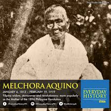 She earned the name tandang sora for being an elderly mother to the katipueros. Everyday History On Twitter February19 On This Day In 1919 Filipina Widow Storeowner And Revolutionary Melchora Aquino More Popularly Known As Tandang Sora Died At His Daughter Saturnina S House At The