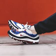 Ready The Nike Air Max 98 Gundam Will Be Released On January 26th At Retailers Like Bstnstore Go Get It Sneakersmag Nike Ni Nike Air Max Nike Nike Air