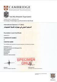 طلال أبوغزاله وشركاه الدولية تجديد اعتماد شهادة الدبلوم الدولي في مهارات تقنية المعلومات التي تقدمها طلال أبوغزاله للتدريب الإلكتروني لدى التعليم العالي