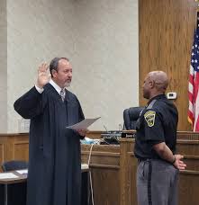 The Hancock County Sheriff's Office is very proud to announce the promotion  of Deputy First Class Dante Jeter to Sergeant. Congratulations Sgt. Jeter.