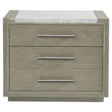 Maybe you would like to learn more about one of these? Abbie Modern Classic White Marble Top Grey Wood Nightstand Wide Over 29 W Kathy Kuo Home
