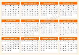 This is the list of the best printable 2021 monthly calendar or planner templates that are available for download. Printable Calendar 2020 Download Free Printable Calendar 2020