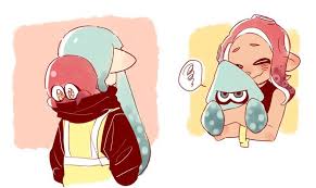 Splatoon Octaling X Inkling By Dyx Asdiandyx Twitter Splatoon Splatoon Comics Video Game Tester