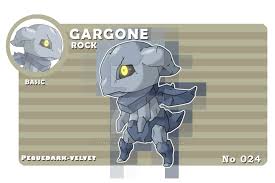 024 Gargone By Pequedark Velvet Pokemon Pokemon Art Fan Drawing