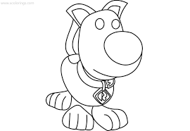 Once scoob was fully aged, three pet accessory rewards were given. Roblox Adopt Me Coloring Pages Scooby Doo Xcolorings Com