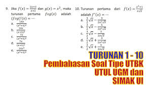 We did not find results for: 10 Soal Turunan Dasar 1 10 Aturan Rantai Fungsi Komposisi Sifat Perkalian Dan Pembagian Youtube