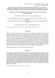 Pertanyaan yang belum terjawab akan segera mendapatkan ulasan dan pembahasan dari pengunjung lainnya, atau dari. Early Years Mathematics Learning 3 11 Years Research Papers Academia Edu