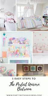 Unicorn Bedroom Ideas 5 Simple Steps Party With Unicorns Unicorn Bedroom Decor Unicorn Room Decor Room Ideas Bedroom