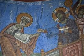 Picture Of Fragment Of The Fresco Depicting The Last Supper In The Apse Of The Mother Of God Church At Akhtala Last Supper Armenia Church