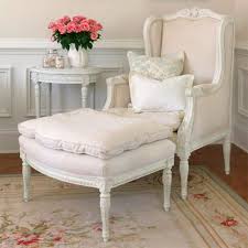 Shabby Chic Chair And Ottoman Shabby Chic Chairs Shabby Chic Furniture Chic Home Decor