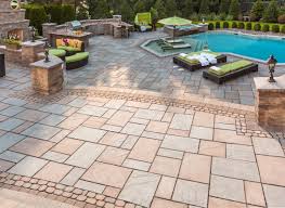 Pool Chairs Patio Stones Exterior Design Backyard Patio Images
