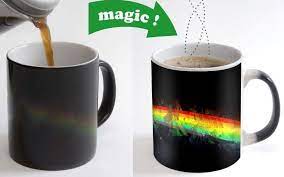 This mug is definitely one of the best ways to start your day in a great mood before even tasting your coffee. Pink Floyd Color Changing Magic Heat Sensitive Tea Cup Coffee Mug Gift Tea Cups Coffee Mugs Mugs
