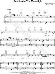 King Harvest Dancin In The Moonlight Sheet Music In C Minor Transposable Download Print Dancing In The Moonlight Moonlight Sheet Music