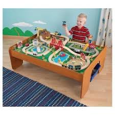 Kidkraft Ride Around Town Train Set Table Train Table Train Set Table Wooden Train Set Table