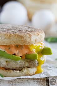 Sausage And Egg Breakfast Sandwich Recipe With Sriracha Cilantro Mayonnaise Taste And Tell Recipe Breakfast Sandwich Breakfast Sandwich Recipes Sausage And Egg