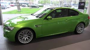 Bmw M3 Individual Java Green With Contrasting Stitching Green On Black Leather Interiour Youtube