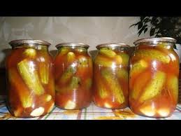 салат из огурцов в томате на зиму обалденный рецепт Predstavlyaem Recept Ochen Vkusnoj Nezhnoj I Aromatnoj Zagotovki Na Zimu Segodnya My Budem Zakryvat Ogurcy V Tomatno Bolgarskie Recepty Recepty Konservirovanie