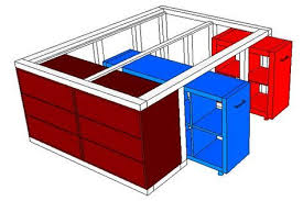 Handhabung mit den tasten auf der fernbedienung wird das bett wie in abb. Ikea Hack Aus Dem Kallax Regal Und Der Malm Kommode Wird Ein Bett Mit Unterbauschrank Malm Kommode Kallax Regal Ikea Diy
