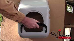 Custom nesting boxes will provide an ideal way to keep eggs in a confined area so they will be easy to collect. Wall Mounted Plastic Nesting Box From Chicken Condos Youtube