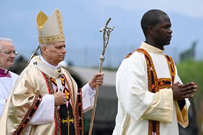Visite du #PapeAuCameroun2026 : les pensionnaires de l'orphelinat  Ngul-Zamba émus devant le souverain pontife