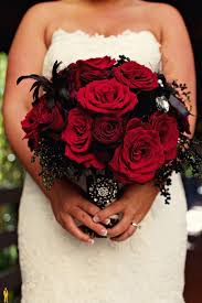 Brides black wedding flower bouquet, bridal black skull hand bouquet issysarts 5 out of 5 stars (242) $ 47.23. Dark Red Roses Wedding Bouquet Novocom Top