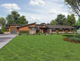 Plan 69510am Stunning Contemporary Ranch Home Plan Modern Style House Plans Modern Contemporary House Plans Contemporary House Plans