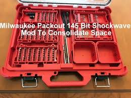Milwaukee Packout 145 Bit Set Modification Youtube In 2020 Milwaukee Milwaukee Tools Stackable Storage